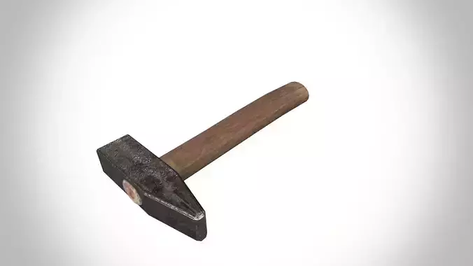 Hammer Low-poly 3D model