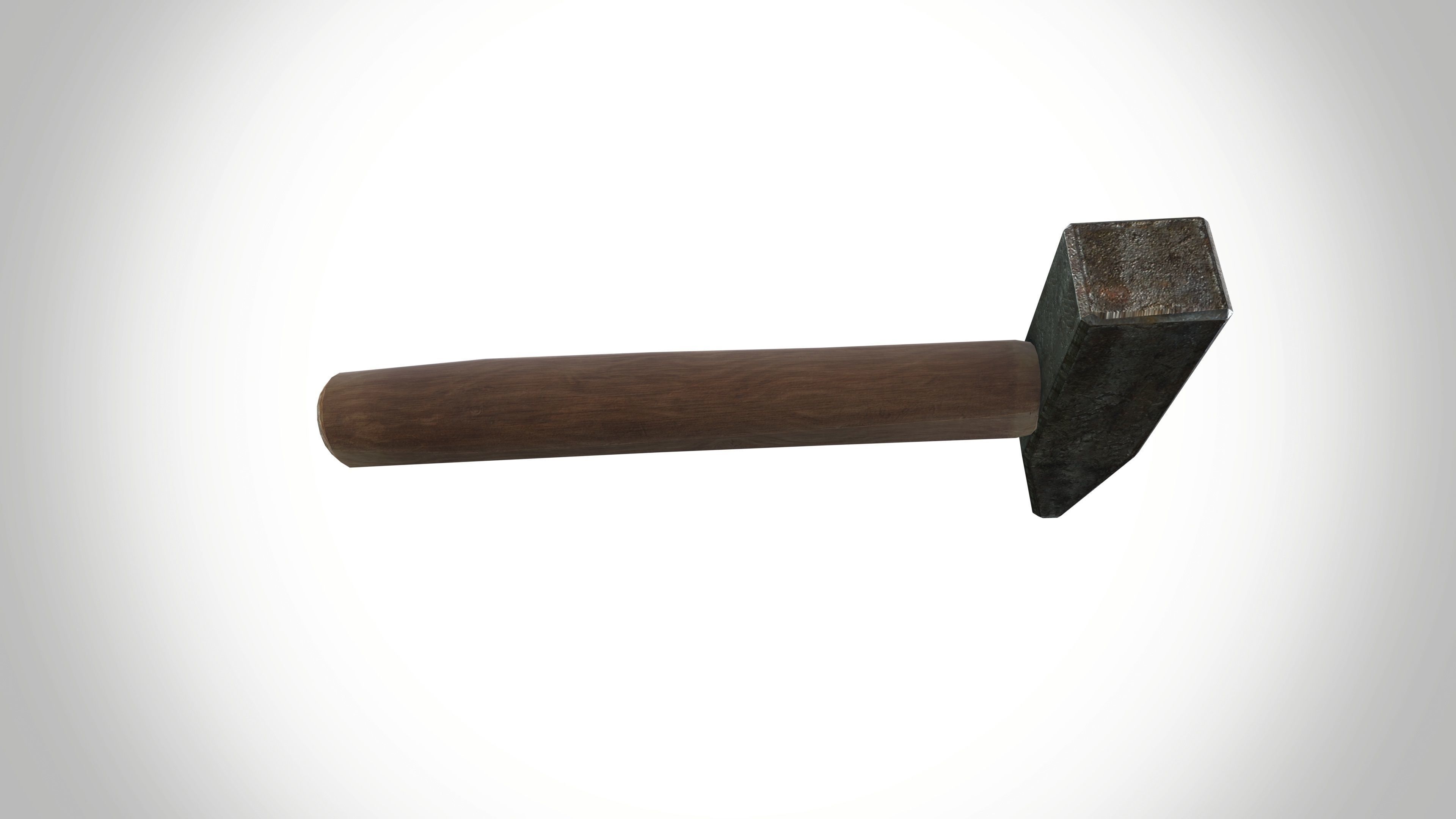 Hammer Low-poly 3D model_5