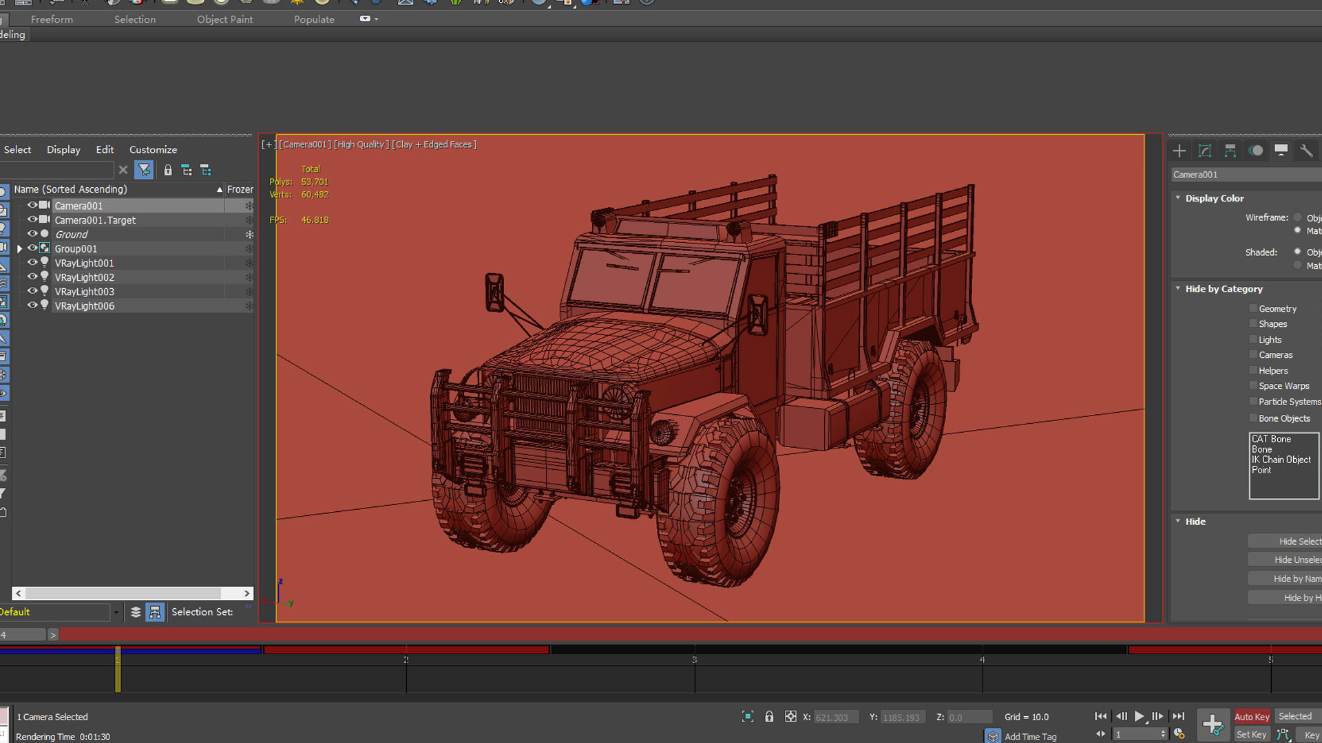 drive two platoon military vehicles cards medical logistics  3D model_4