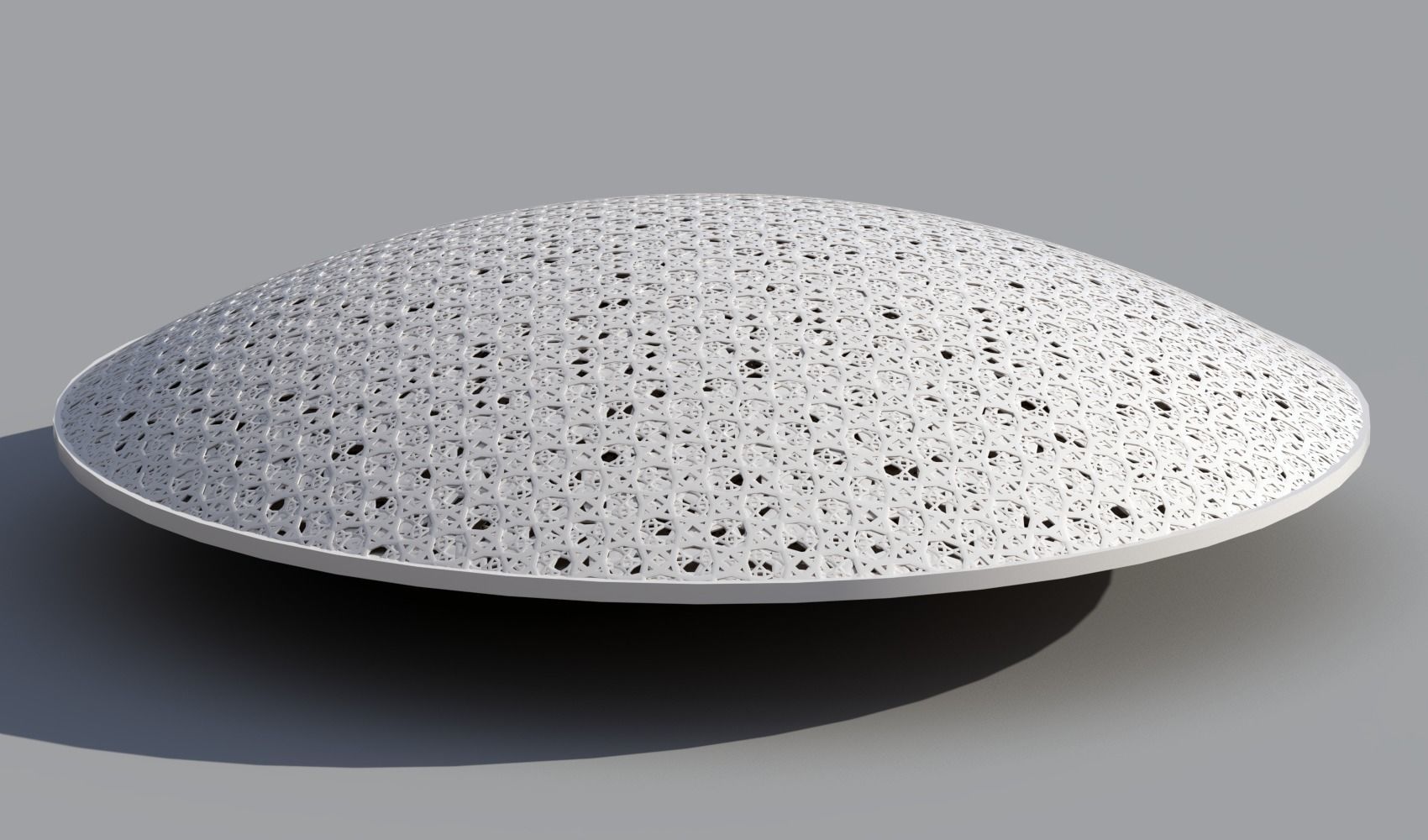 The Louvre abu dhabi museum art  with 2 Different Dome design 3D print model_2