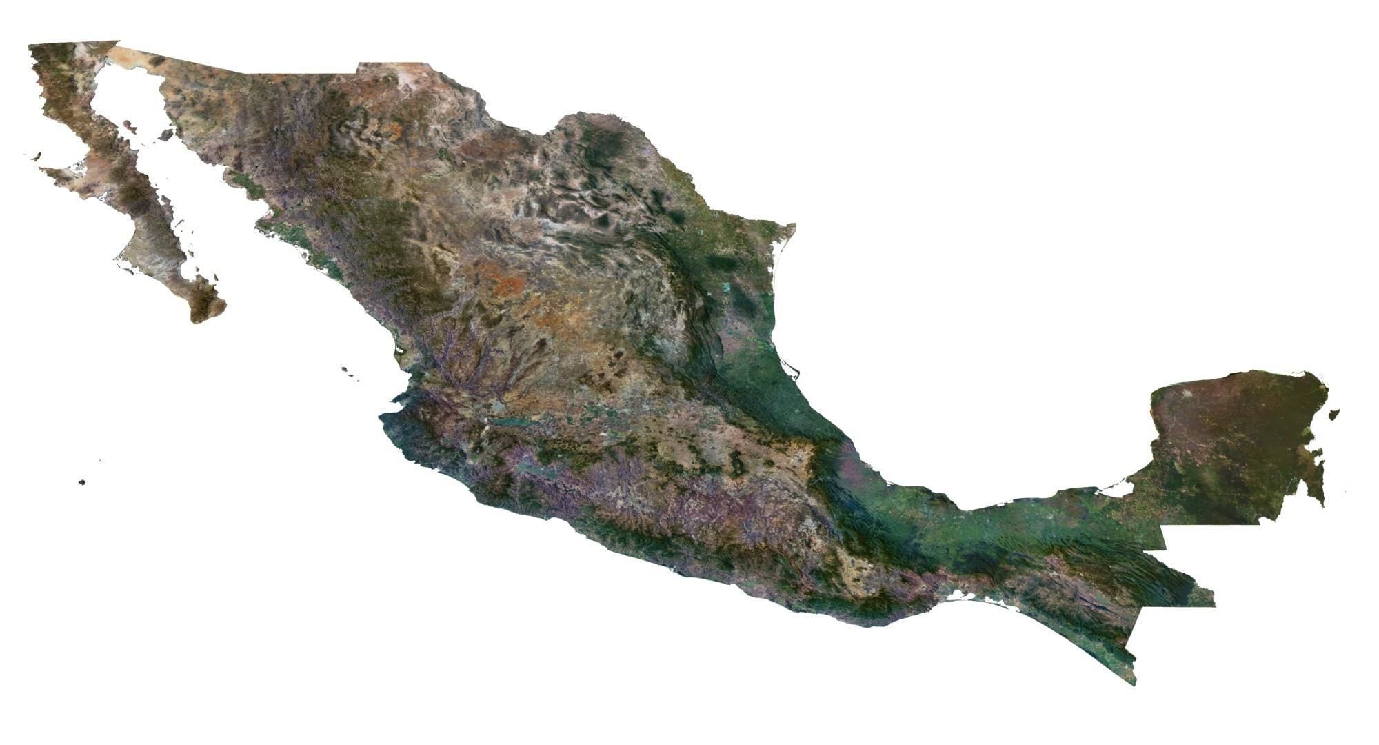 Mexico Terrain 3D Map 3D model_6