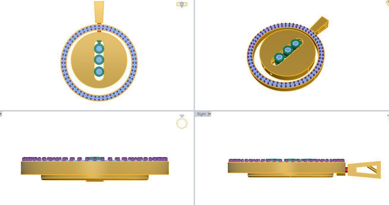 LUCKY MOVE MM MEDIUM PLAIN 3D print model_1