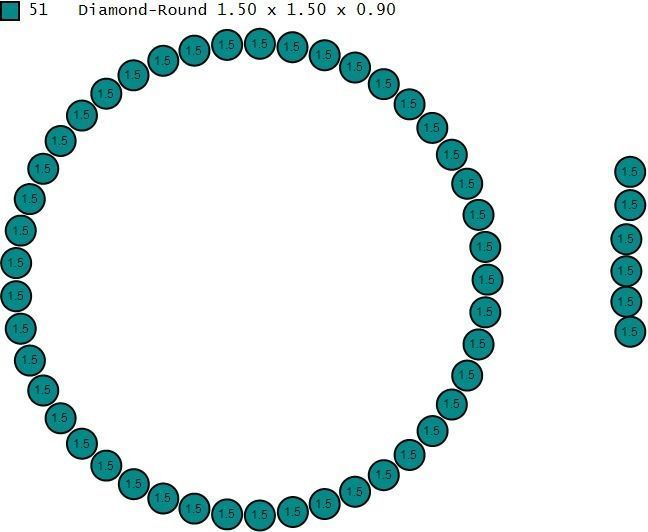 Custom Picture Pendant with Diamond - Memory Frame Pendant 3D print model_18