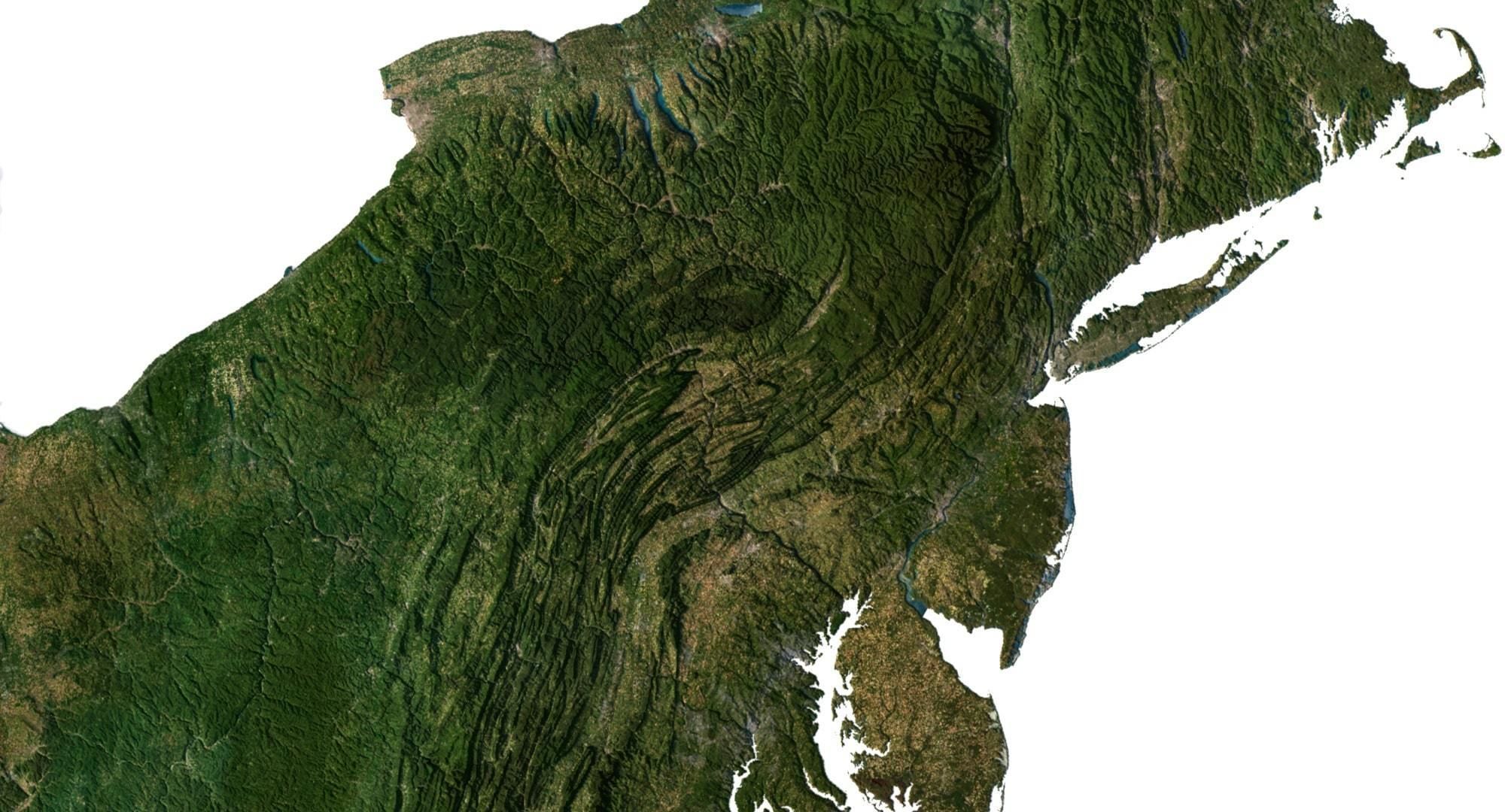 United States Terrain 3D Map 3D model_4