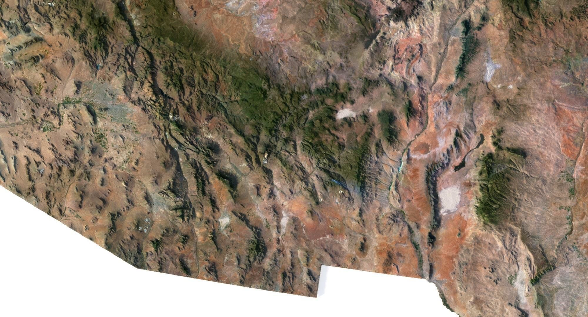 United States Terrain 3D Map 3D model_7
