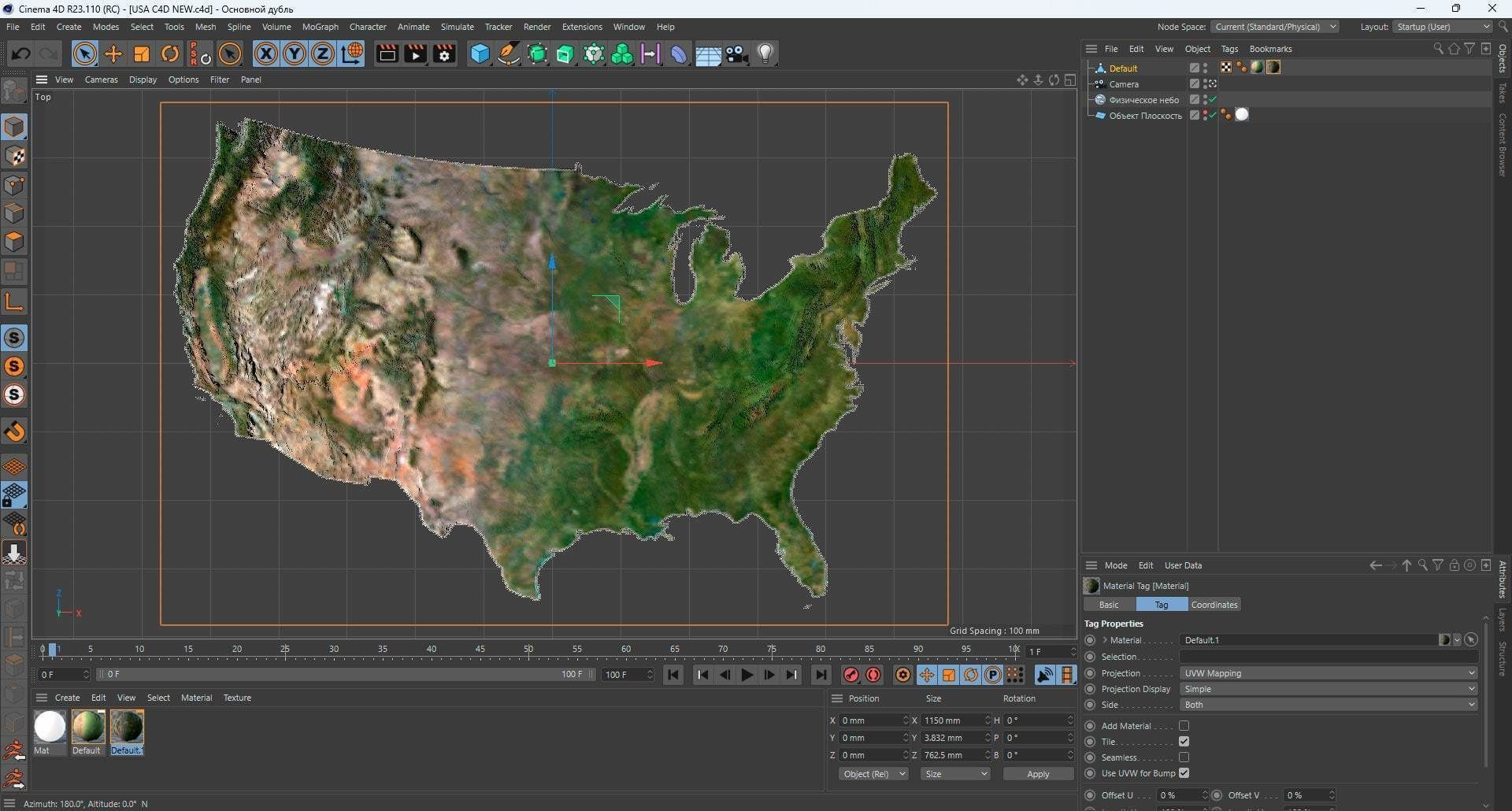 United States Terrain 3D Map 3D model_21