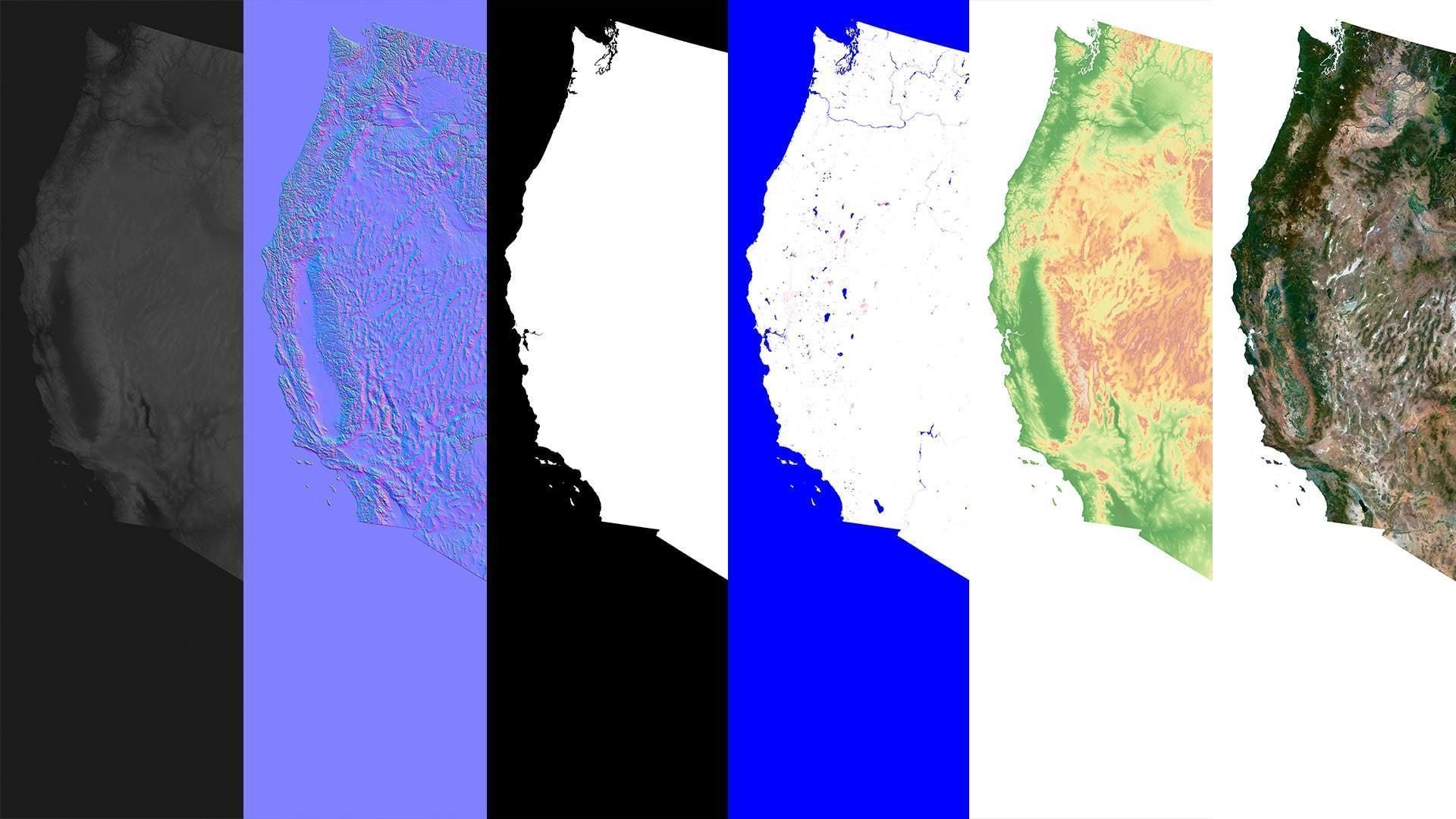 United States Terrain 3D Map 3D model_20