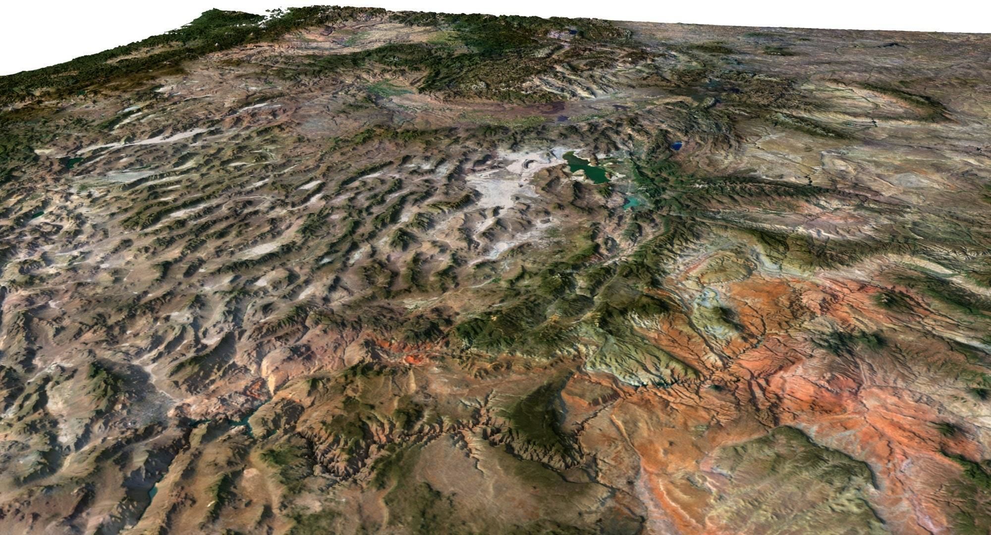 United States Terrain 3D Map 3D model_16
