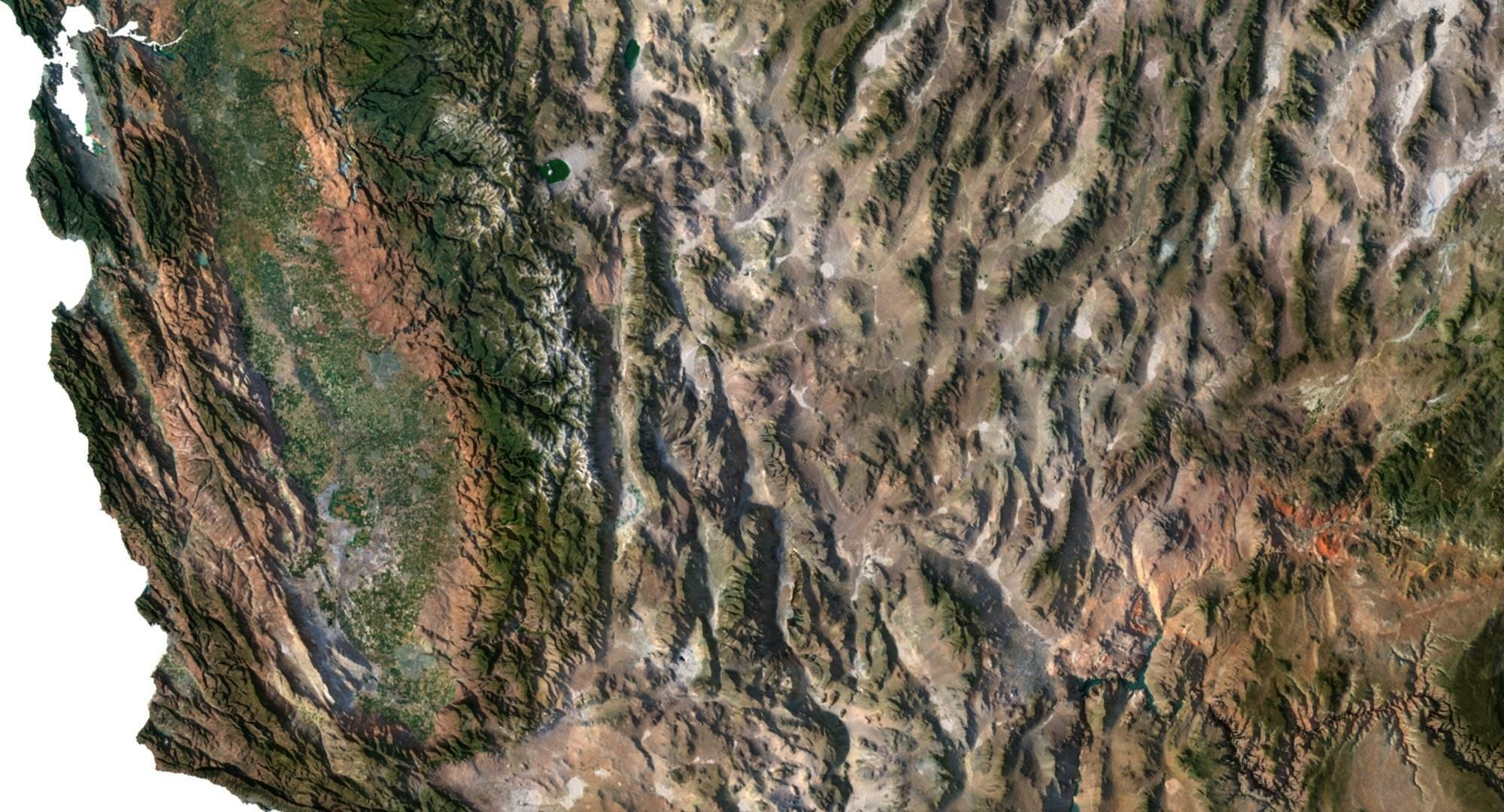 United States Terrain 3D Map 3D model_9