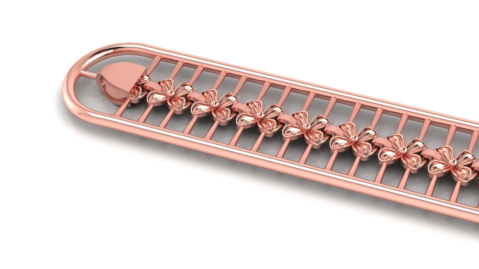 ladies 3d chain or necklace or bracelet 3d model 3D print model_2