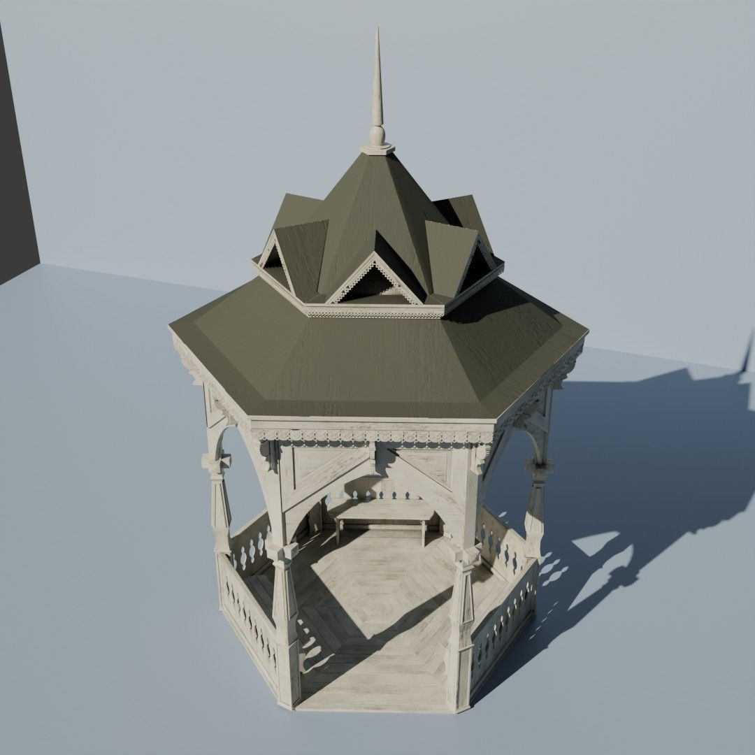 Alcove 3D model_2