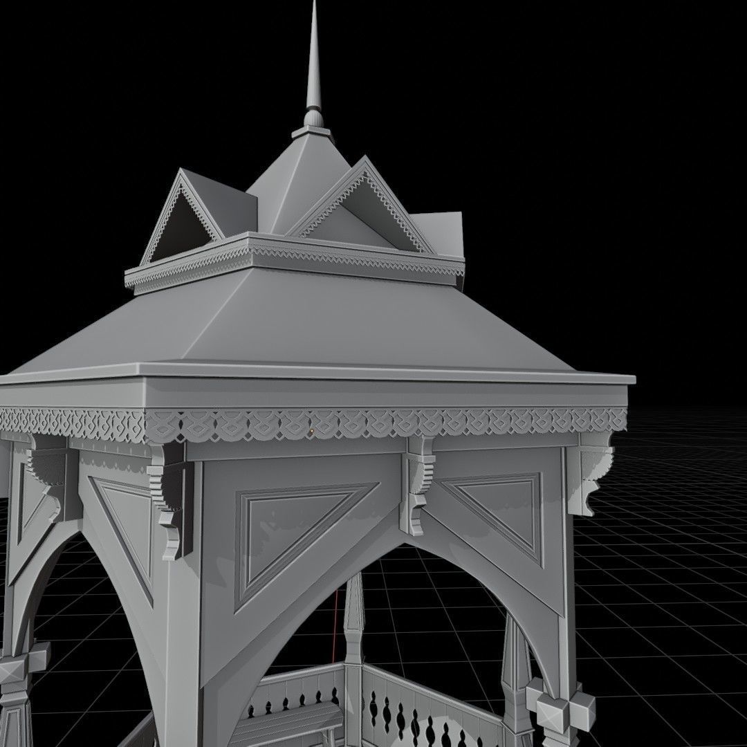 Alcove 3D model_9