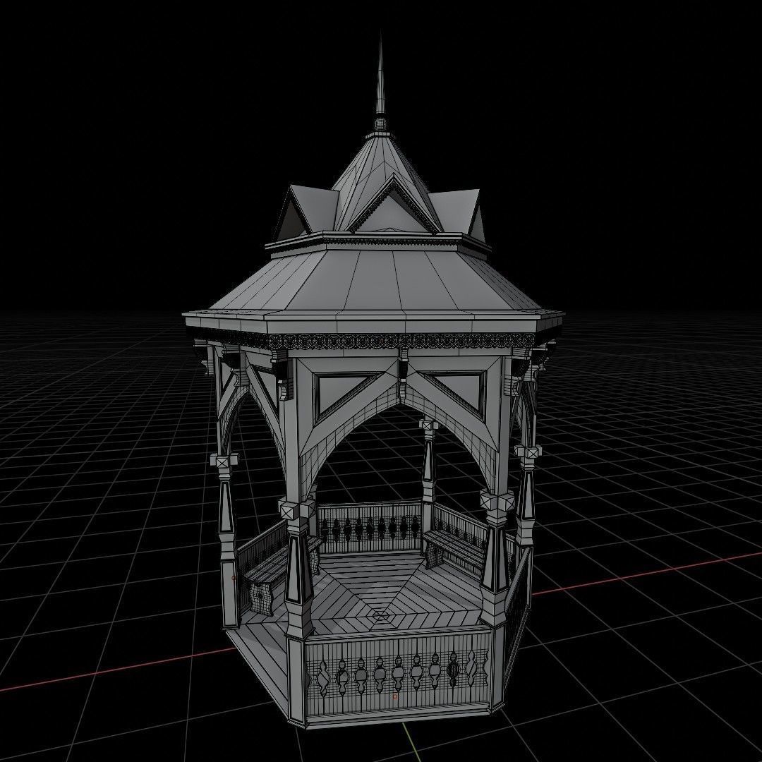 Alcove 3D model_7