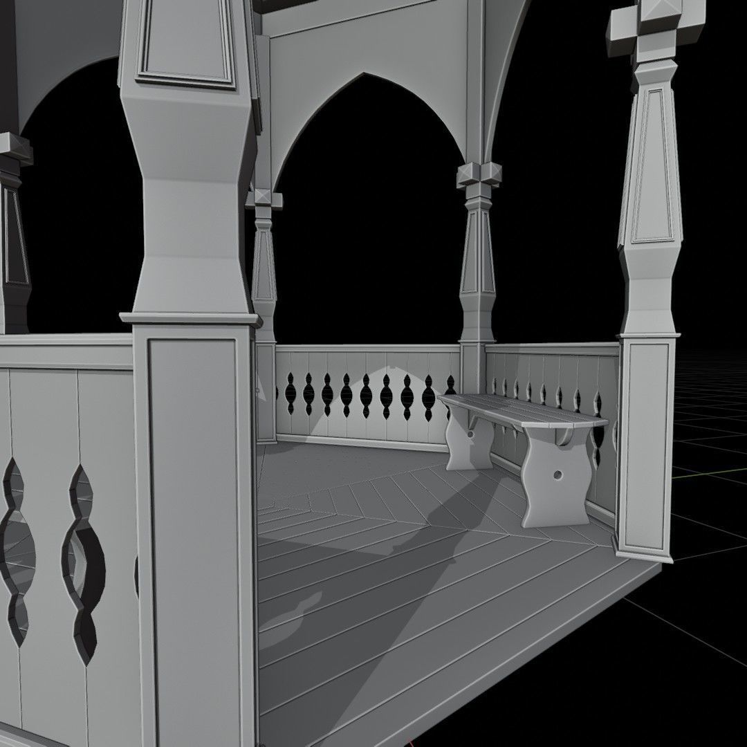 Alcove 3D model_8