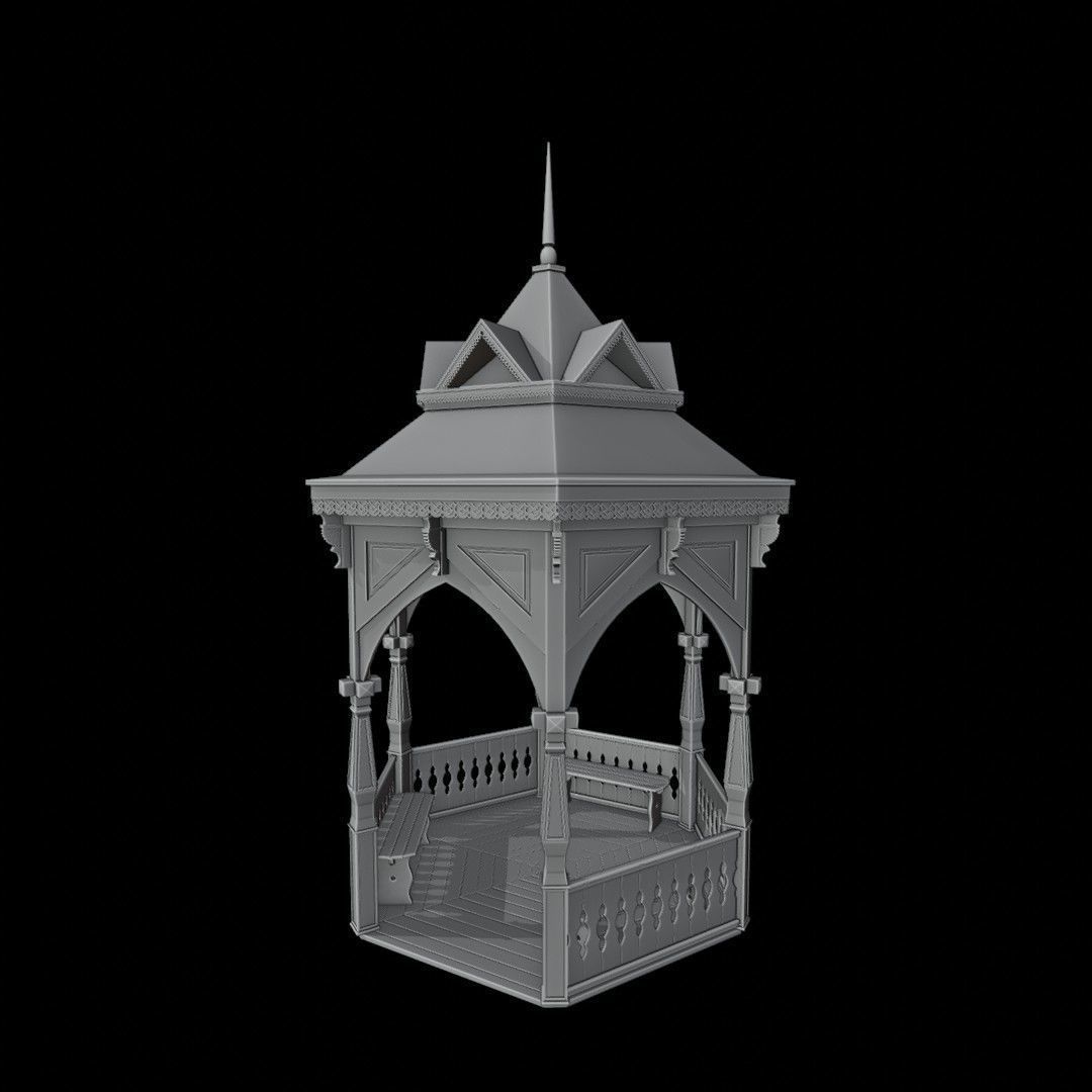 Alcove 3D model_6
