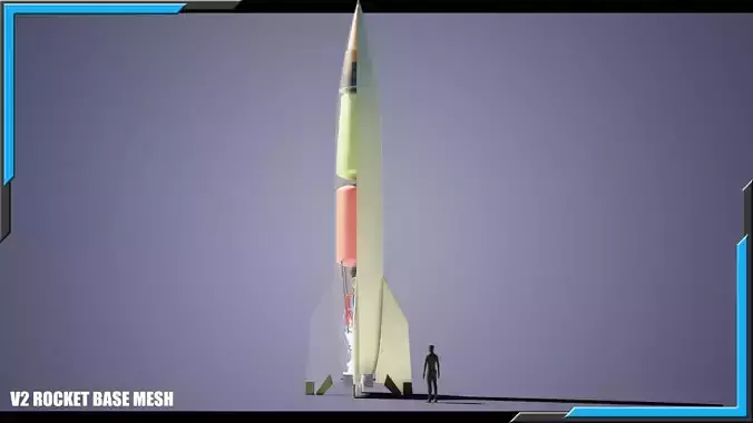 V2 ROCKET BASE MESH