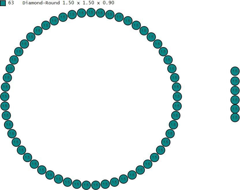 Custom Picture Pendant with Diamond - Memory Frame Pendant  3D print model_18