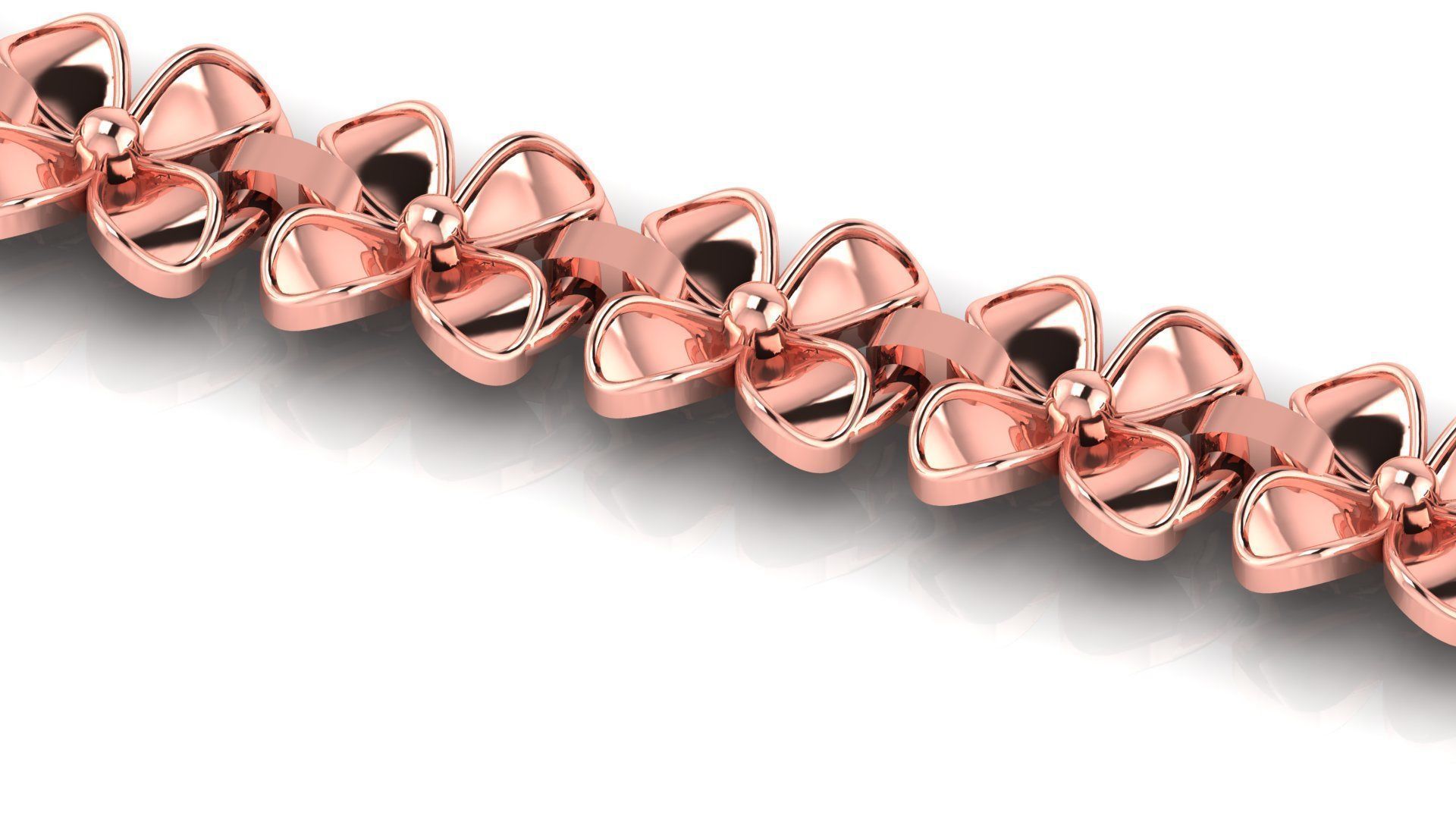 ladies 3d chain or necklace or bracelet 3d model 3D print model_5