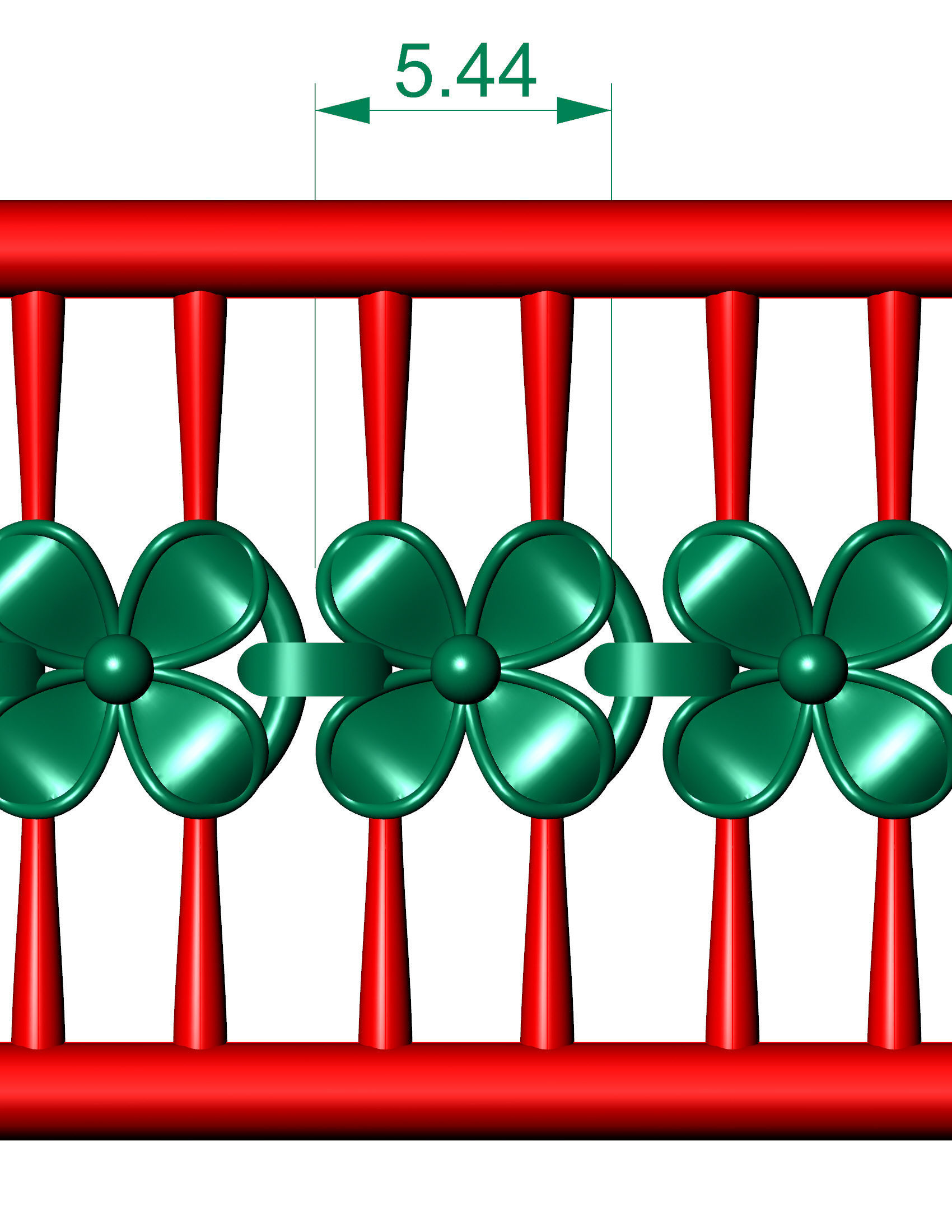 ladies 3d chain or necklace or bracelet 3d model 3D print model_2