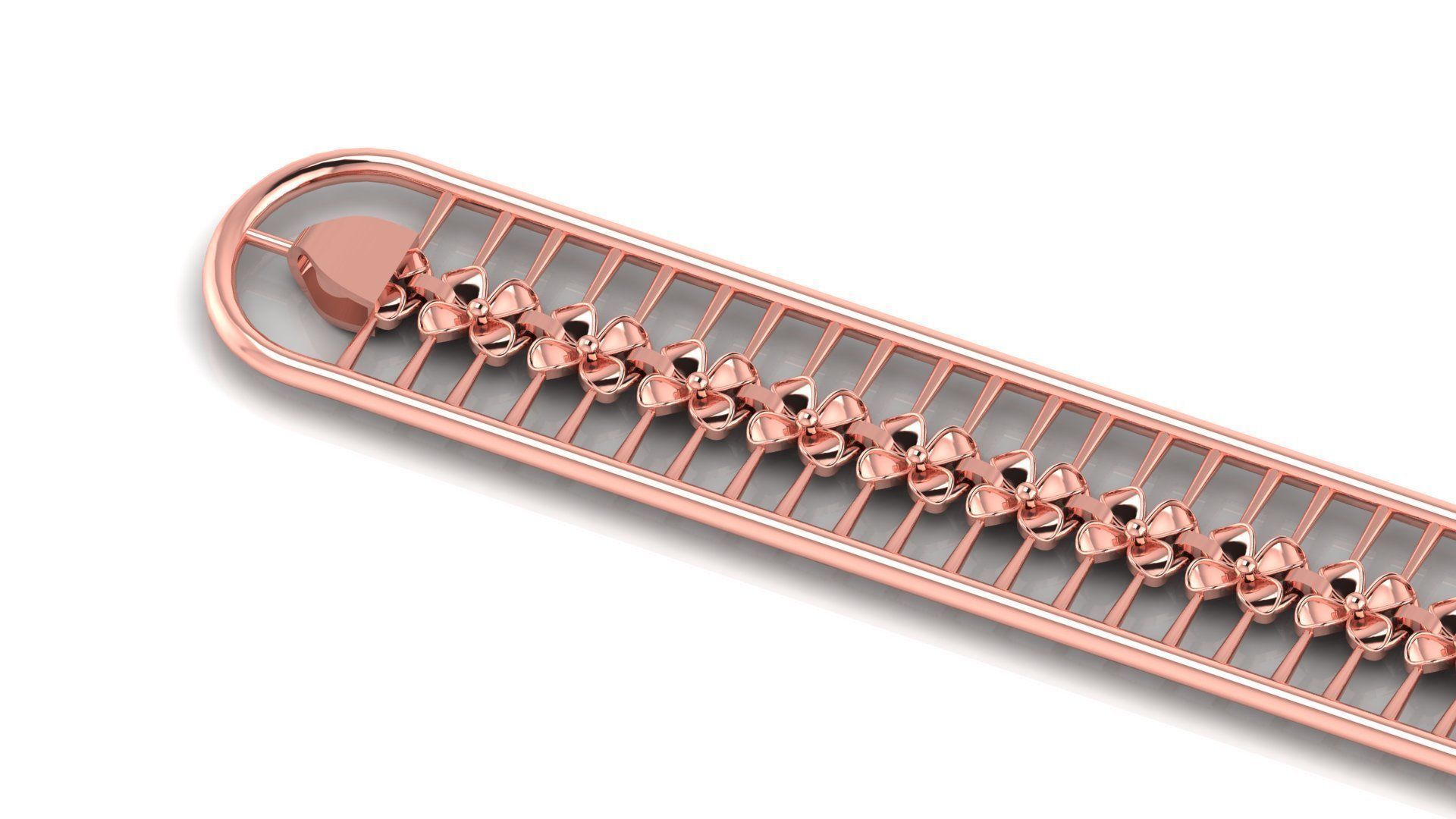 ladies 3d chain or necklace or bracelet 3d model 3D print model_4