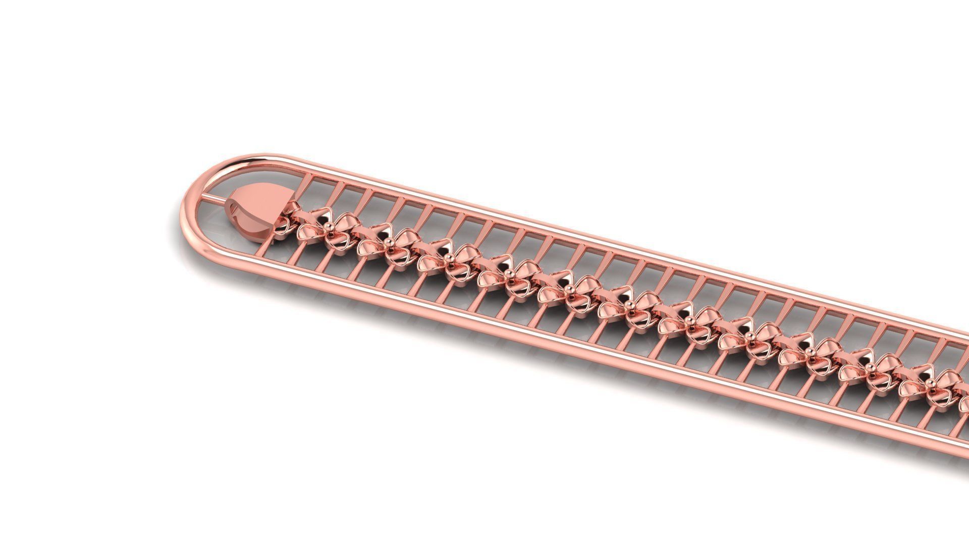 ladies 3d chain or necklace or bracelet 3d model 3D print model_3