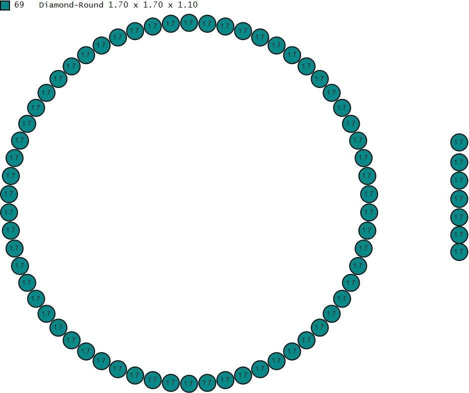 Custom Picture Pendant with Diamond - Memory Frame Pendant 3D print model_19