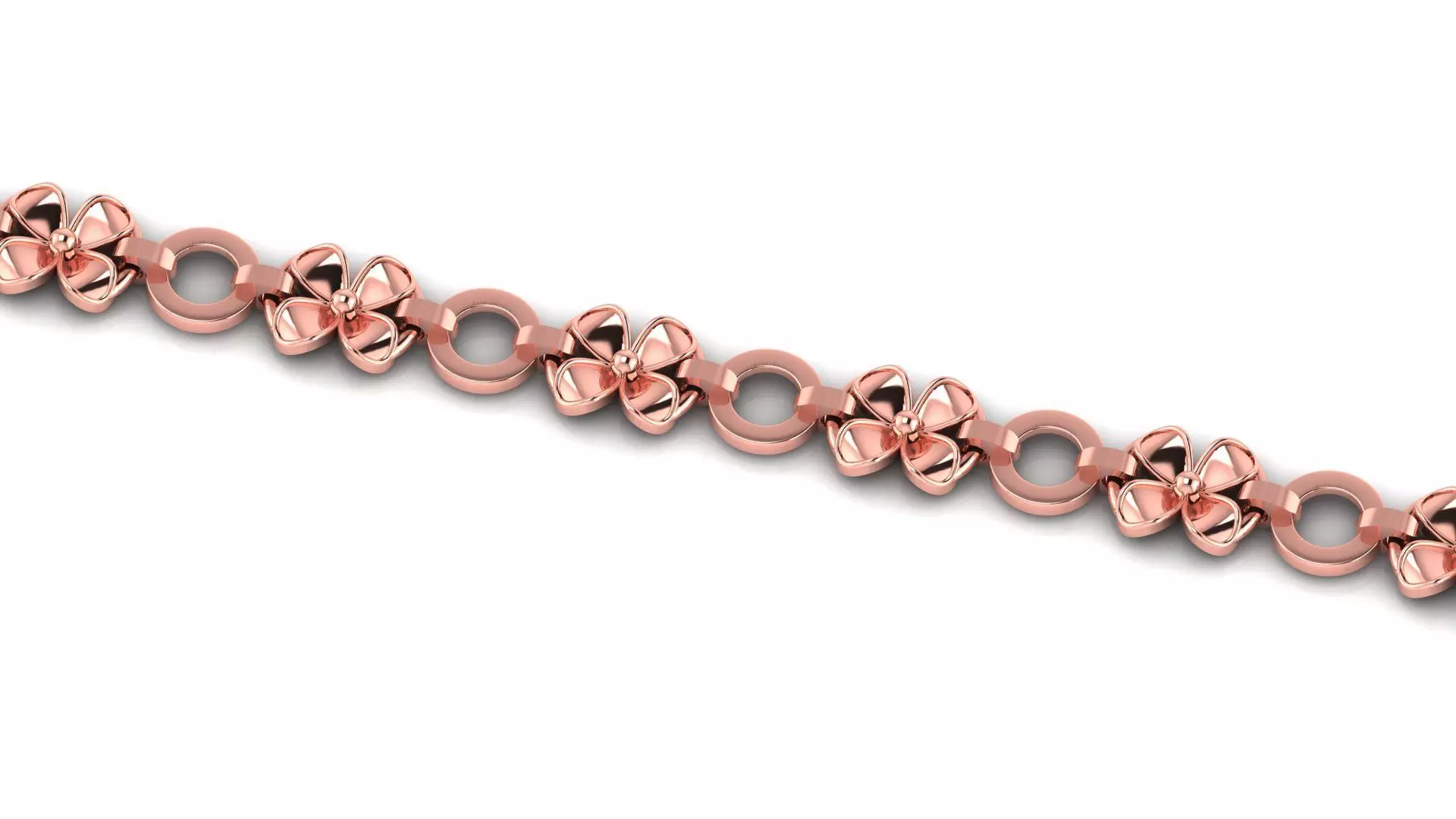 ladies 3d chain or necklace or bracelet 3d model 3D print model_0