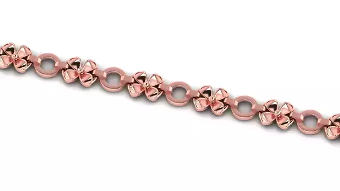 ladies 3d chain or necklace or bracelet 3d model 3D print model