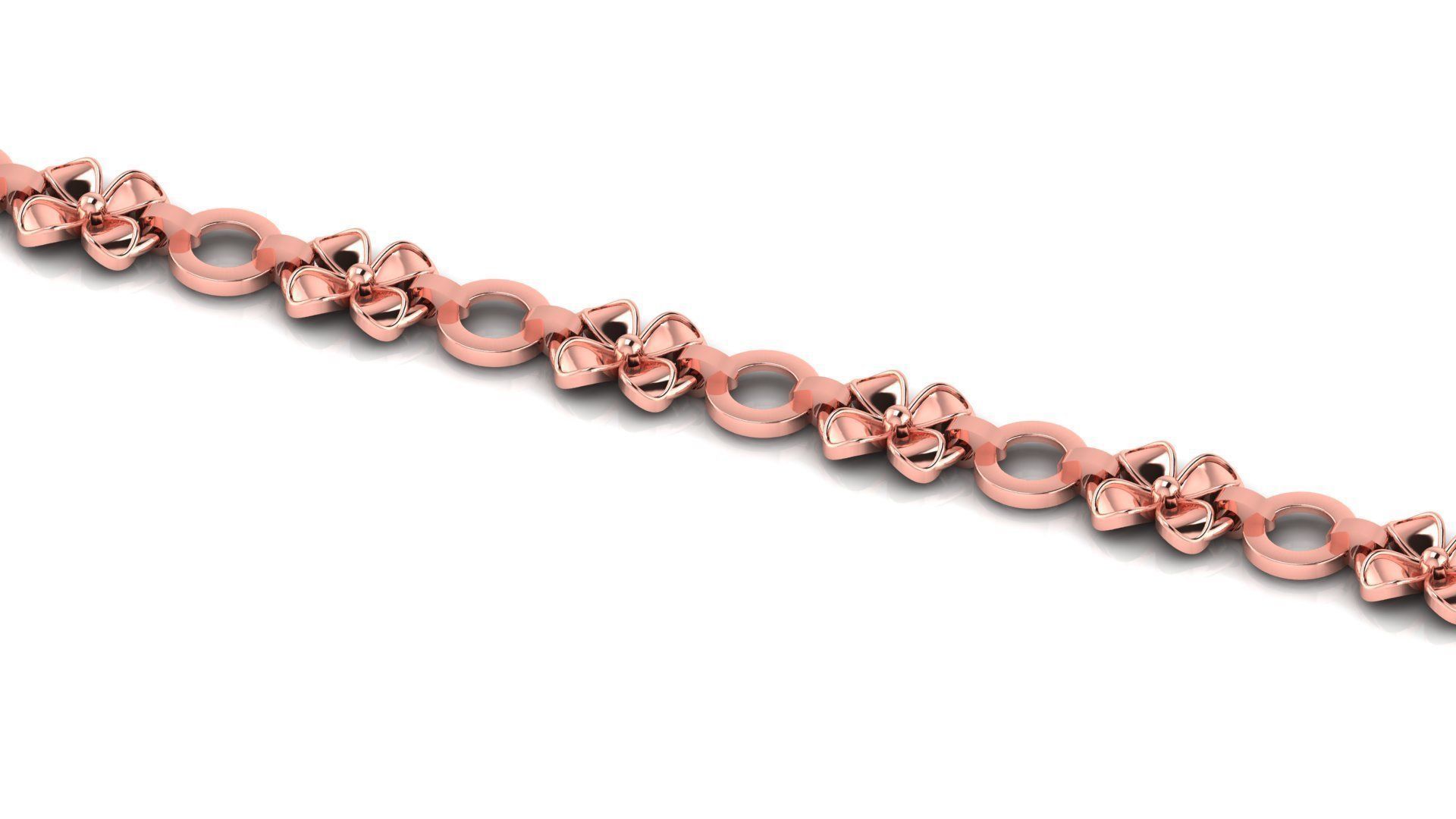 ladies 3d chain or necklace or bracelet 3d model 3D print model_2