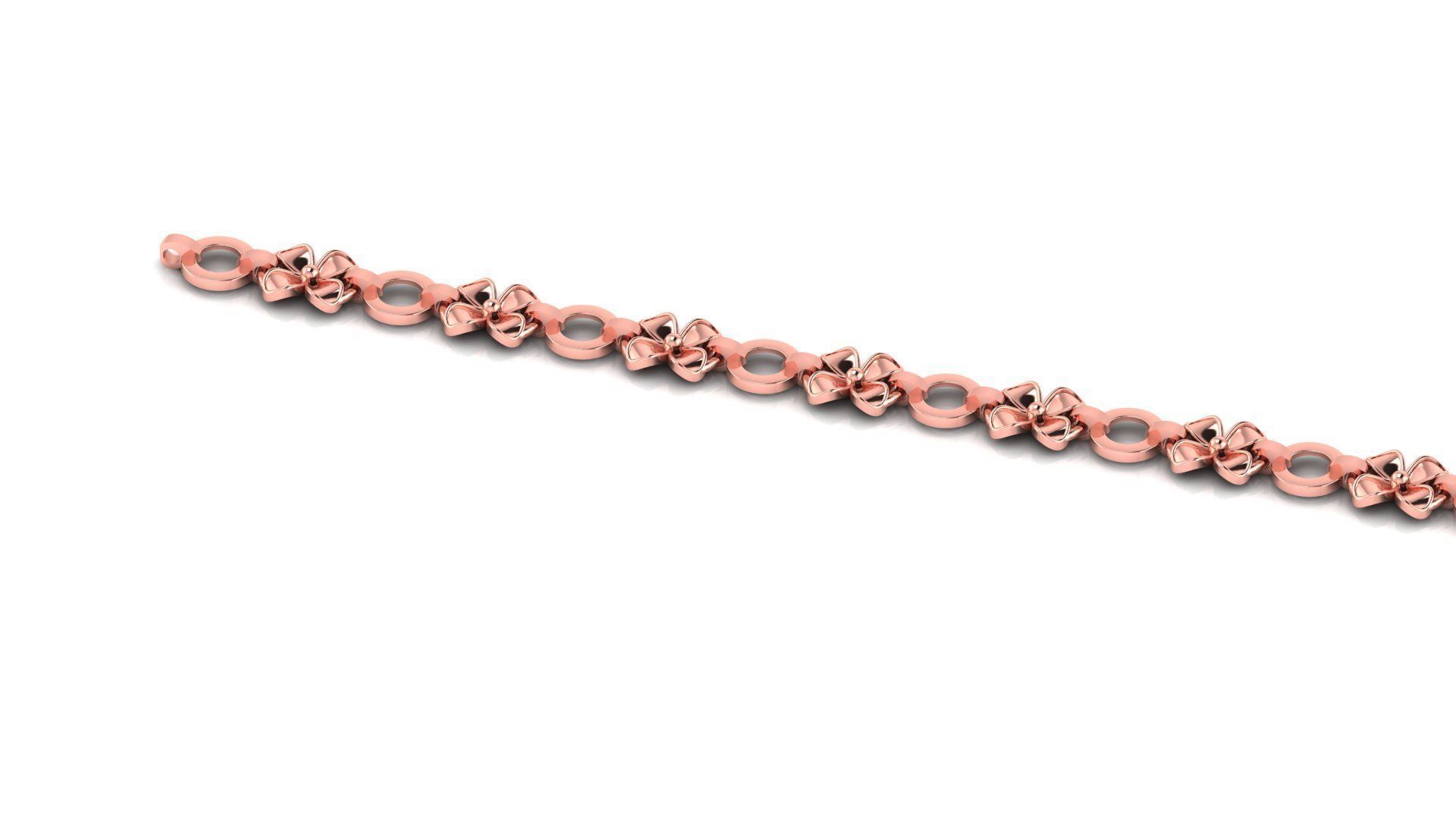 ladies 3d chain or necklace or bracelet 3d model 3D print model_3