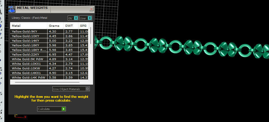 ladies 3d chain or necklace or bracelet 3d model 3D print model_1