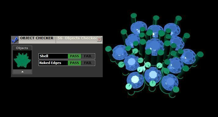 daimond nose pin  3D print model_17