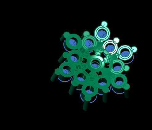 daimond nose pin  3D print model_16