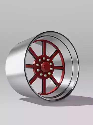 Swamper Mud Truck Wheels 40 inch Chaser 3D print model
