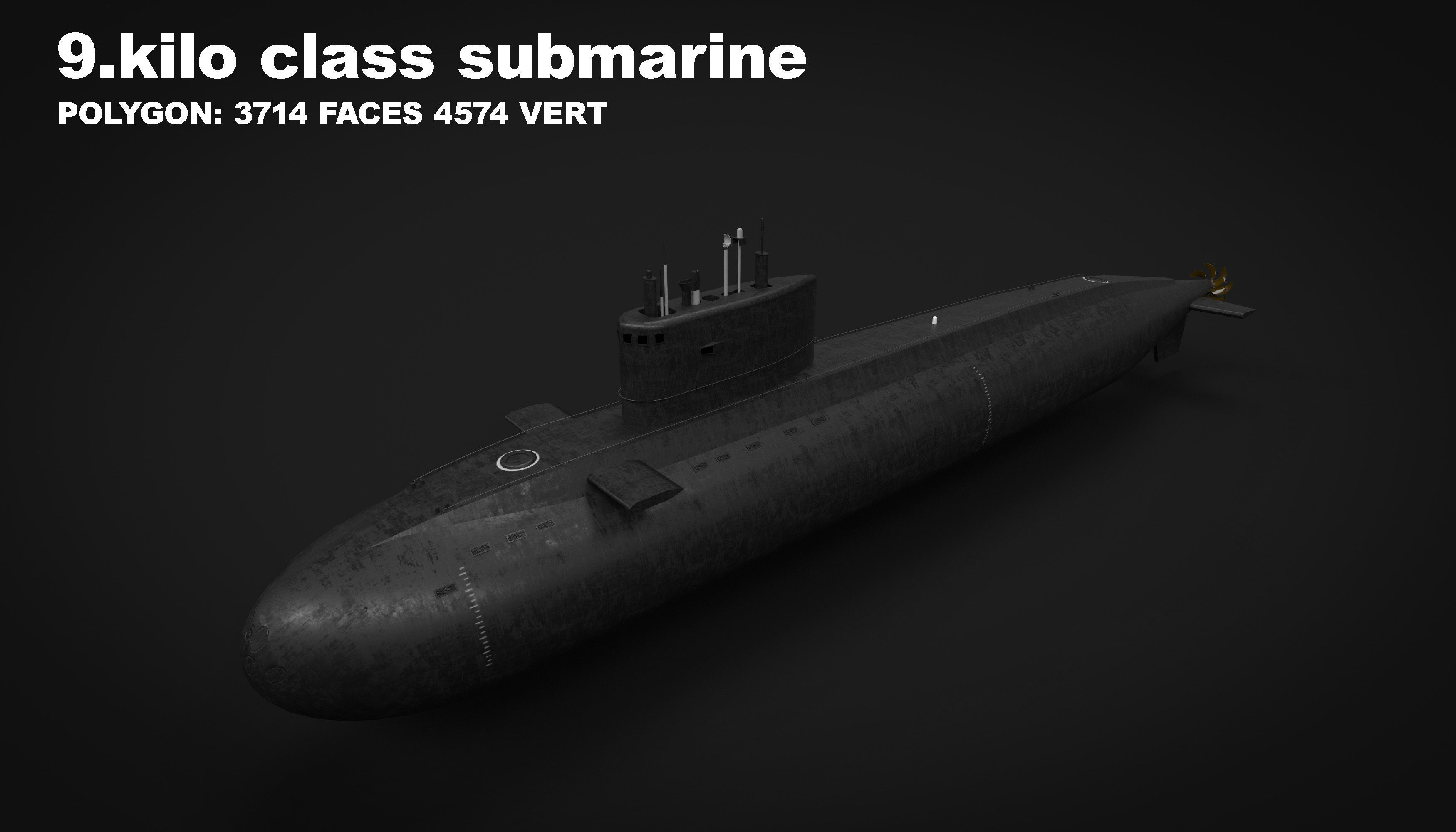 15 in 1 navy  destroyer  frigate  submarine speedboat Low-poly 3D model_31