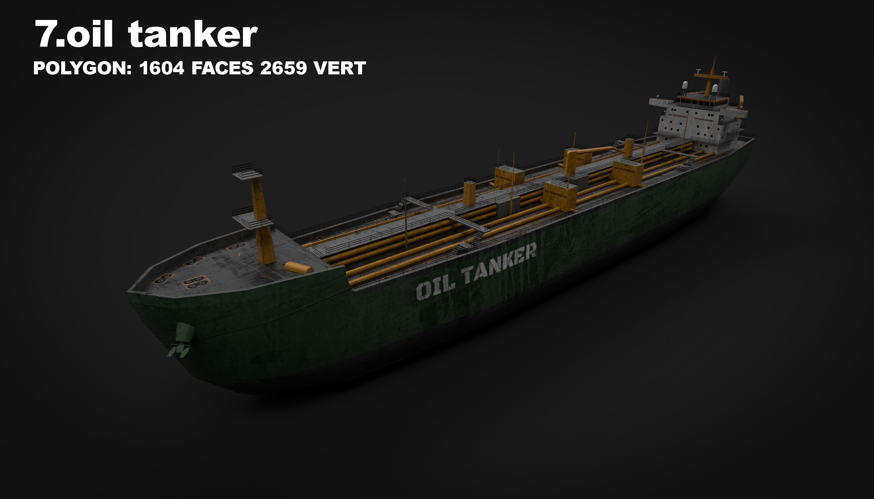 15 in 1 navy  destroyer  frigate  submarine speedboat Low-poly 3D model_24