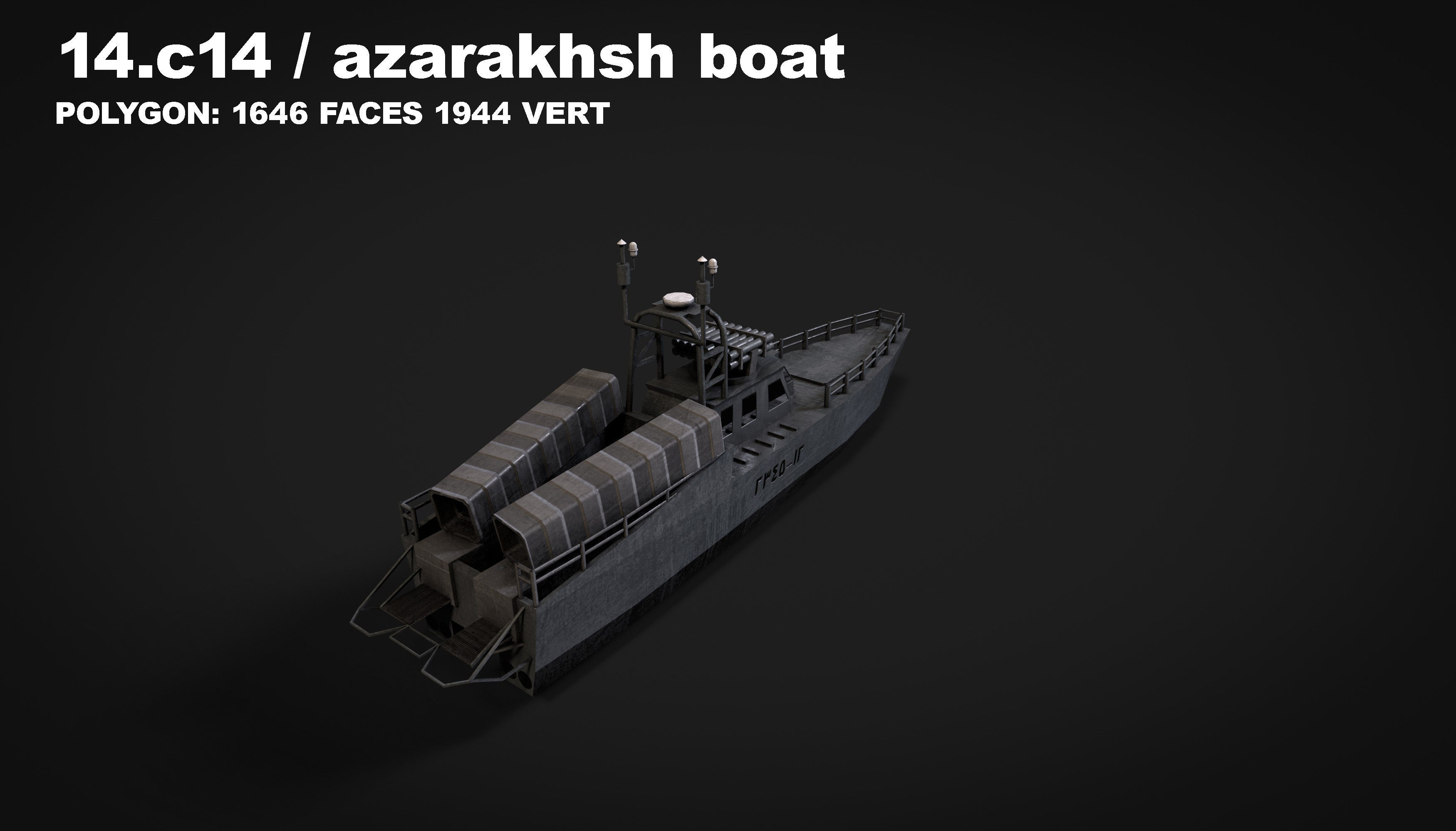 15 in 1 navy  destroyer  frigate  submarine speedboat Low-poly 3D model_50