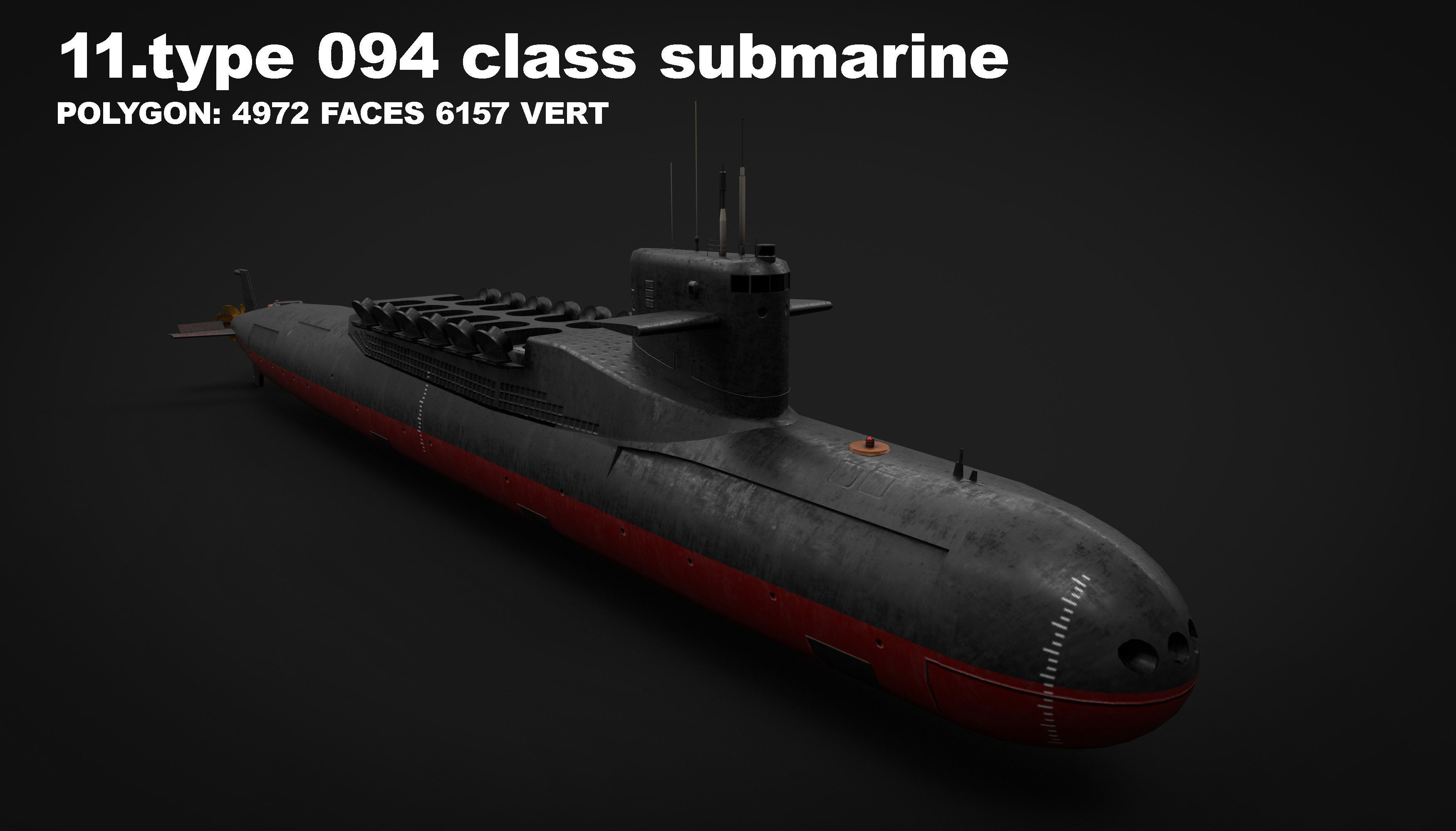 15 in 1 navy  destroyer  frigate  submarine speedboat Low-poly 3D model_39