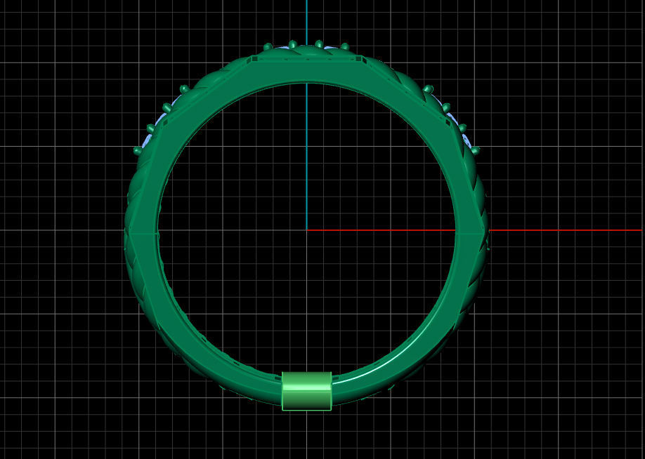 Multi-line-ring 3D print model_6
