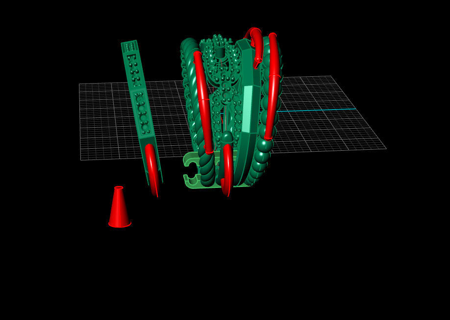 Multi-line-ring 3D print model_20