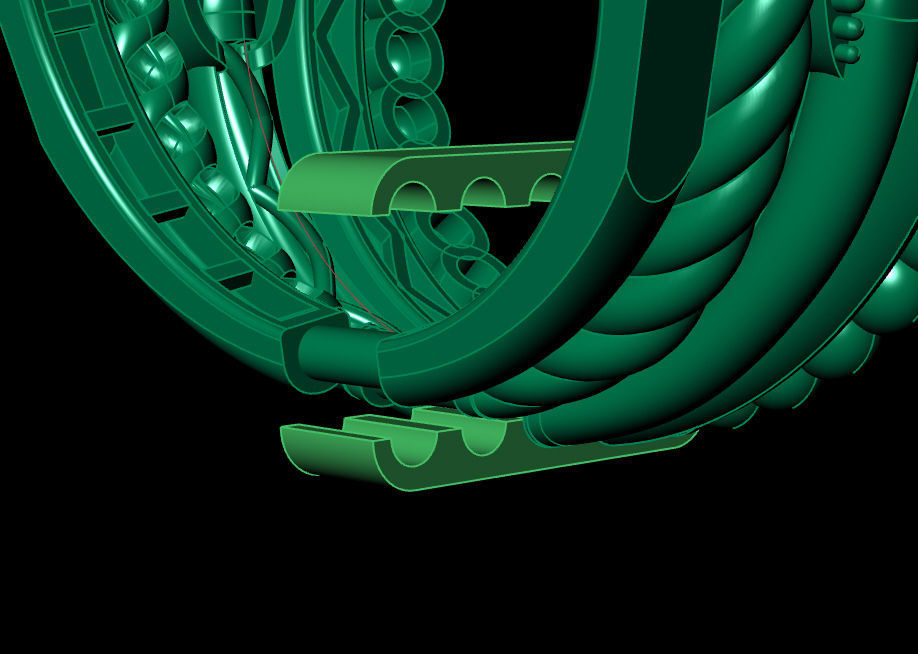 Multi-line-ring 3D print model_10