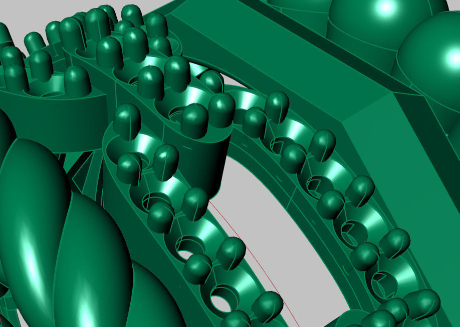 Multi-line-ring 3D print model_22