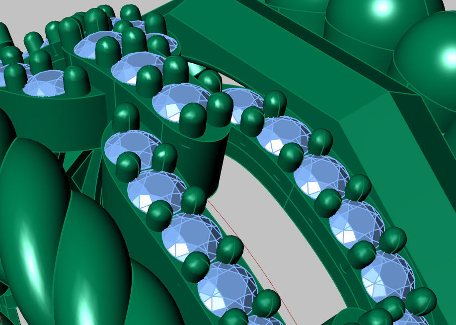 Multi-line-ring 3D print model_21