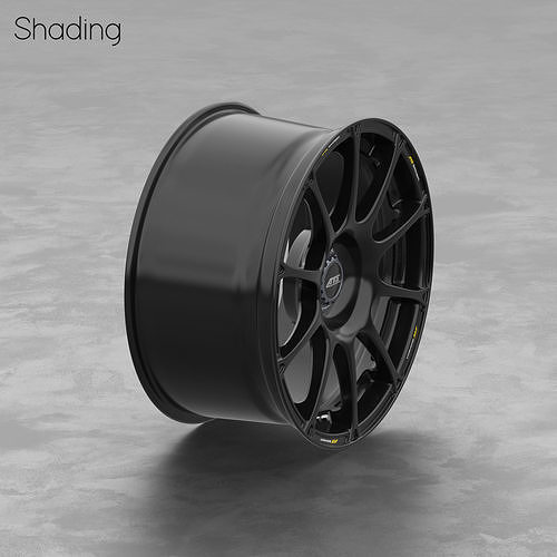 ATS GTR Centerlock Wheel 3D Model 3D model 7