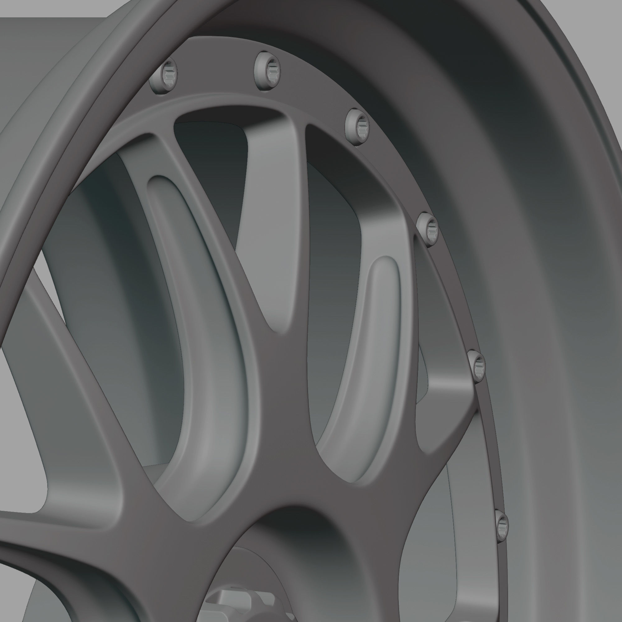 BBS LM-R Centerlock Wheel 3D Model 3D model_17