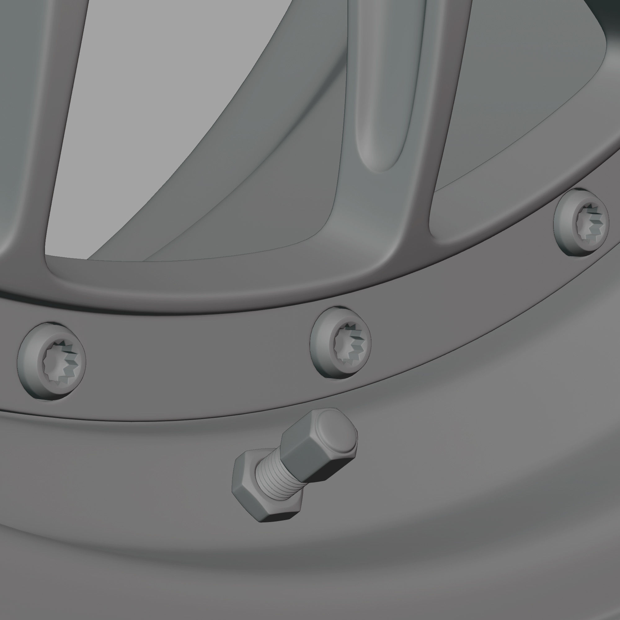 BBS LM-R Centerlock Wheel 3D Model 3D model_21