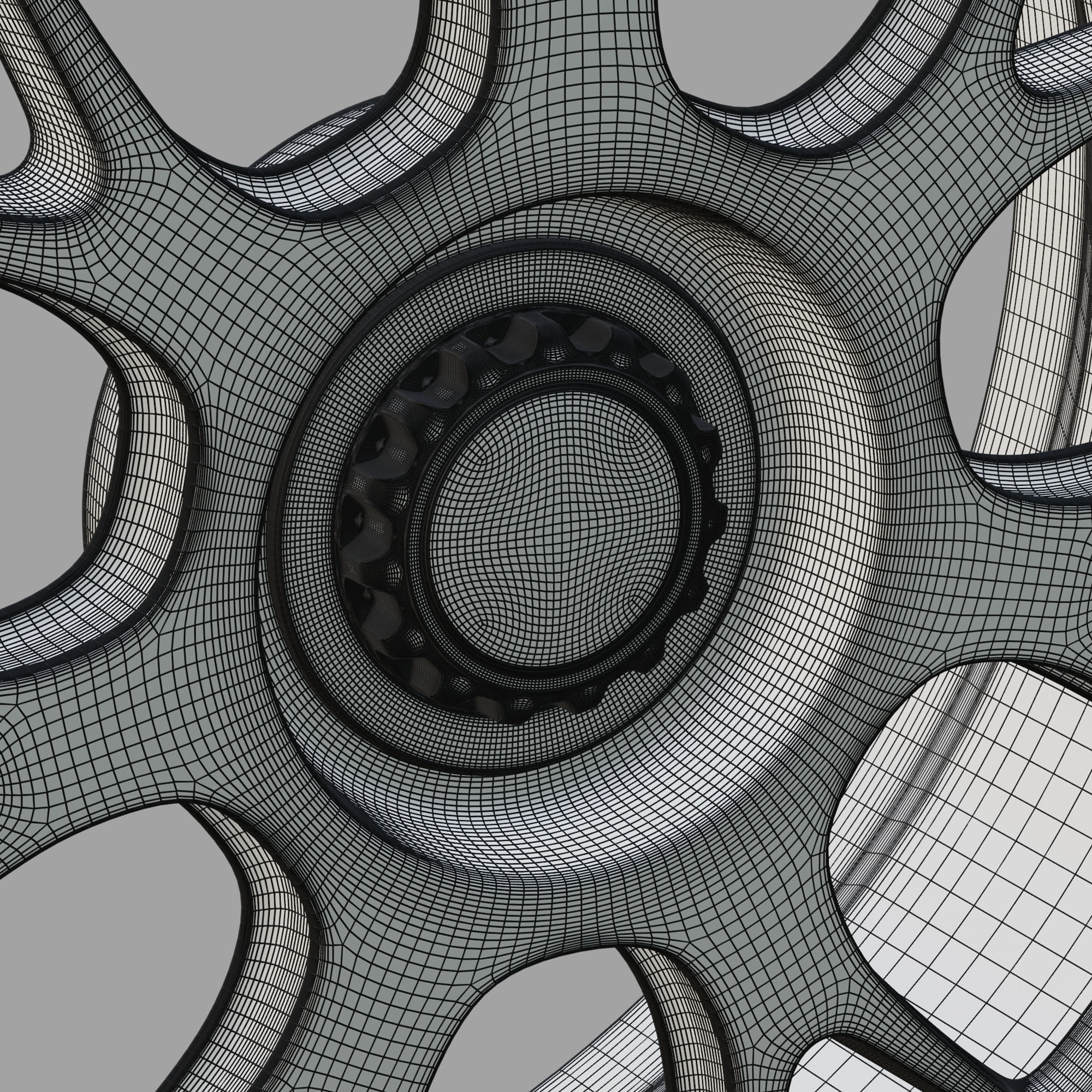 BBS LM-R Centerlock Wheel 3D Model 3D model_8