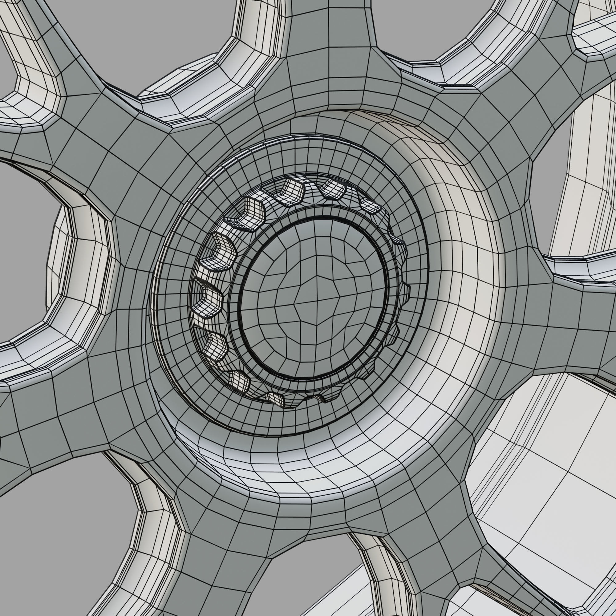 BBS LM-R Centerlock Wheel 3D Model 3D model_7