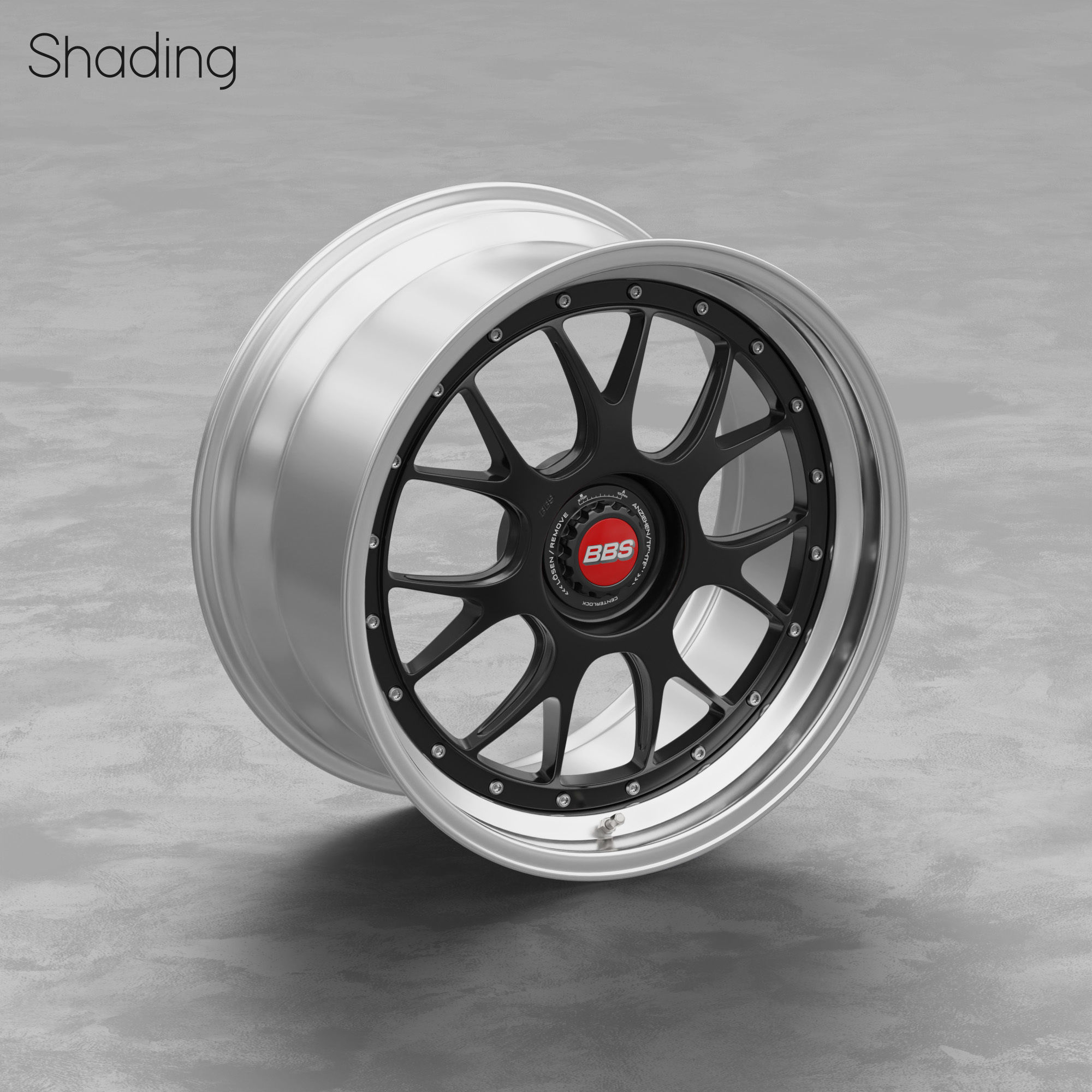 BBS LM-R Centerlock Wheel 3D Model 3D model_4