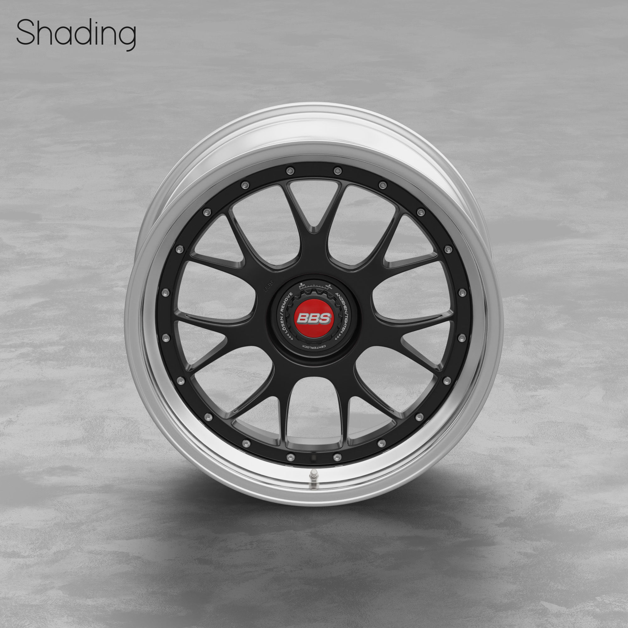 BBS LM-R Centerlock Wheel 3D Model 3D model_5